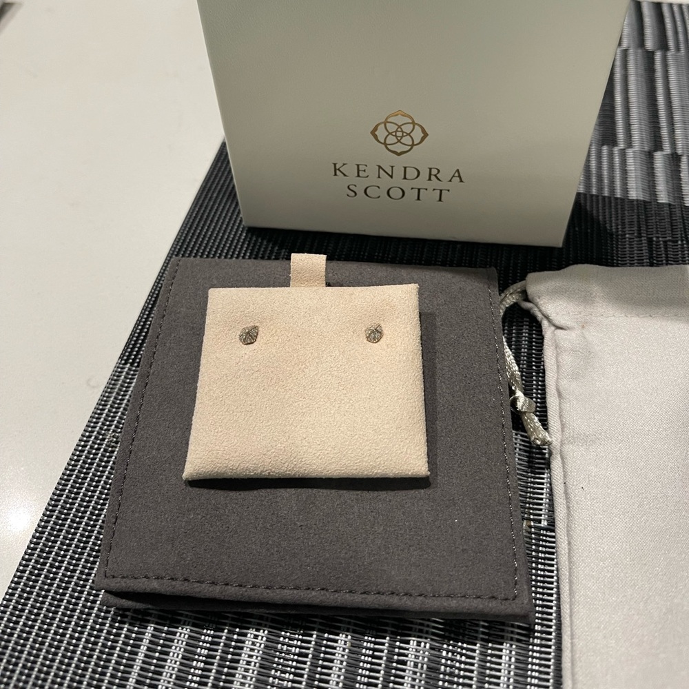Kendra Scott 14k Gold Manet Diamond Studs